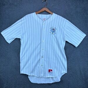 Vintage Paramount Sportswear Kiowa Tribe of Oklahoma Baseball Jersey White L